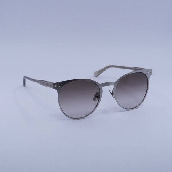 Bottega Veneta BV0225S 002 Sunglasses Silver Square Frame, Brown Gradient Lenses main image 8